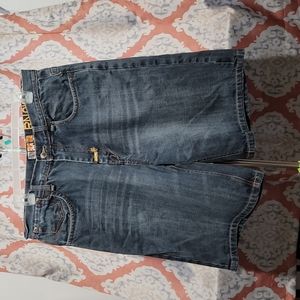 AKDMKS Mens Blue Jean Shorts